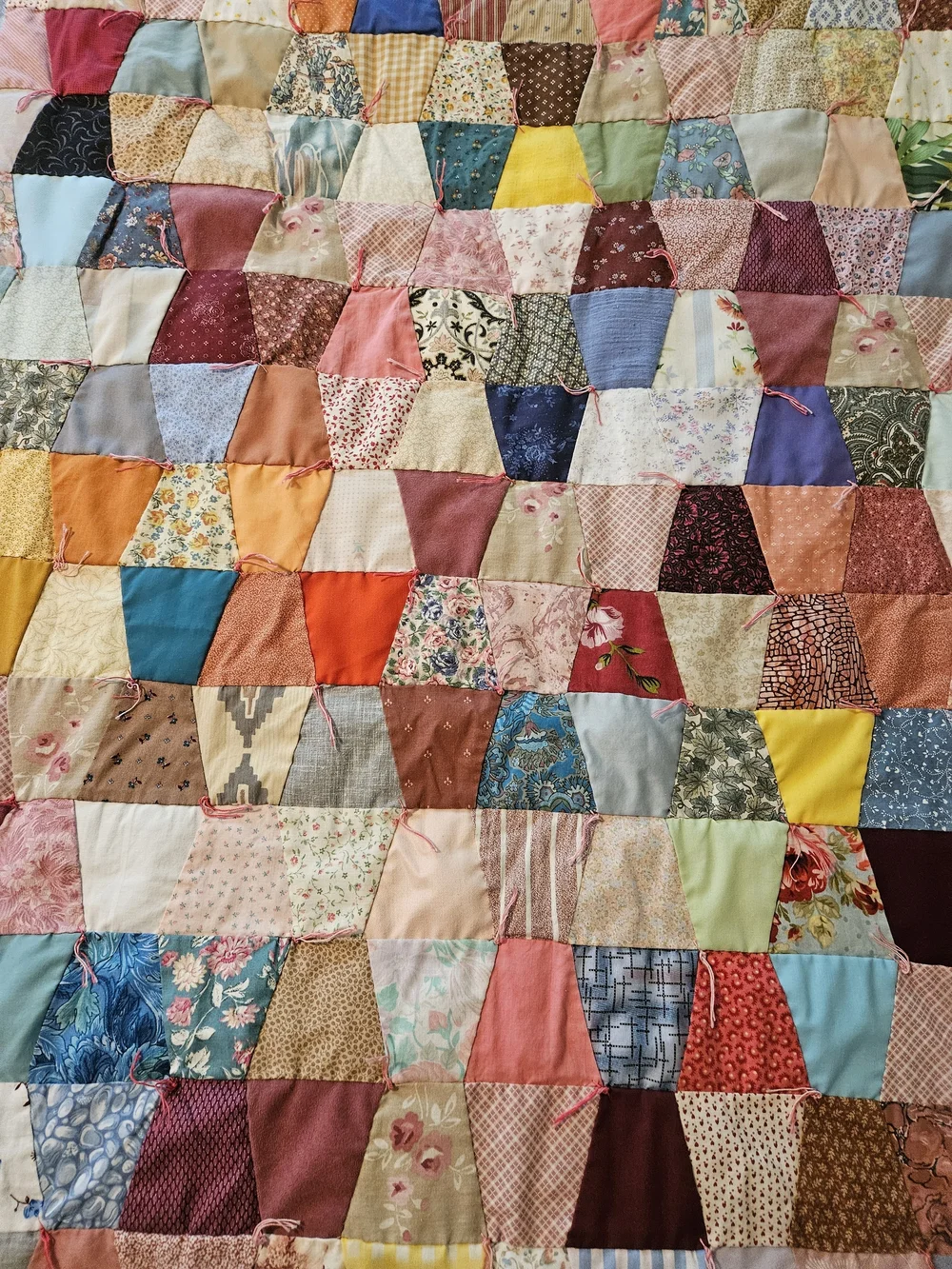 Handmade Multicolor Patchwork Quilt